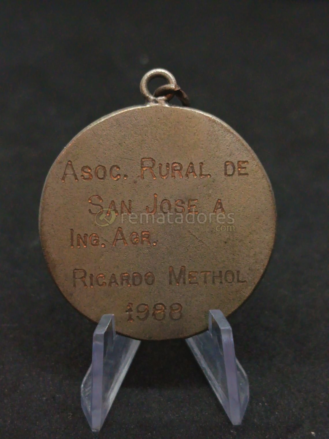 Medalla "The British Schools Montevideo" "Asoc. Rural de San José Ing. Agr."