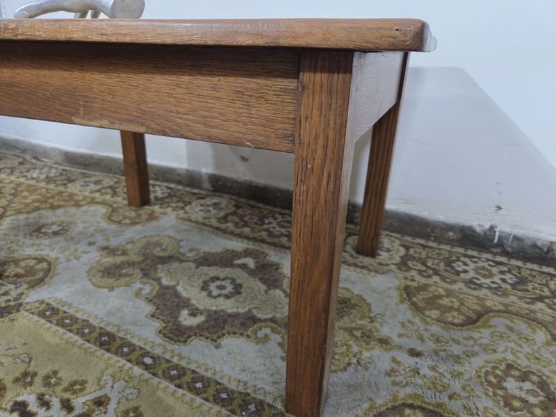 Mesa ratona en roble macizo firme para decoración - imagen 7