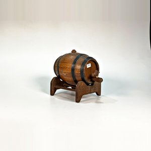 Barrilito Adorno de Roble con Soporte y Canilla - imagen 2