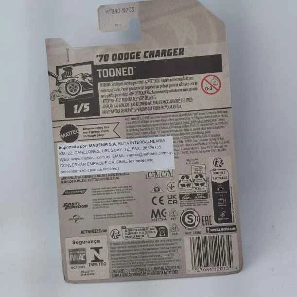Hot Wheels 70 Dodge Charger Juguetes - imagen 3