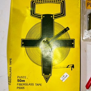 Cinta Agrimensor Panyí 50m, Plomada 300g y Tenaza - imagen 5