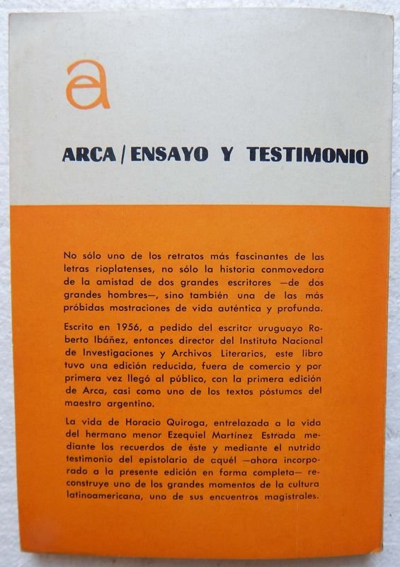 Libro de ensayo sobre la correspondencia entre Horacio Quiroga y Martínez Estrada - imagen 9