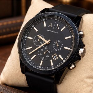Reloj Armani Exchange AX1326 Outerbanks Cronógrafo Negro Hombre - imagen 2