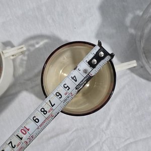 Juego de 3 Tazas de Vidrio con "Café" y Cafetera Transparente - imagen 8
