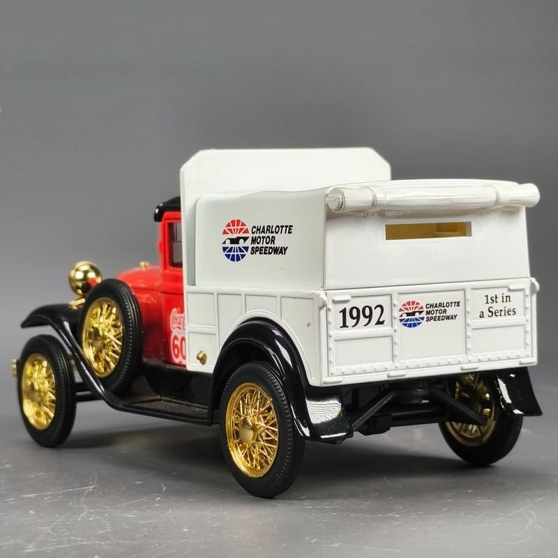 Camión Alcancía Coca Cola 600, Die Cast Metal serie especial, Ford A Edición Limitada - imagen 3