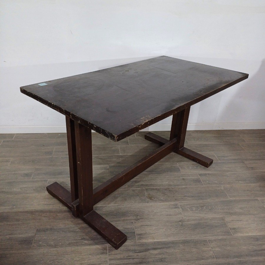 Mesa de pino rectangular en buen estado - imagen 4