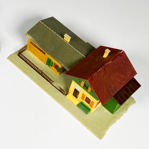 Dos estaciones de trenes Faller, plástico - imagen 5