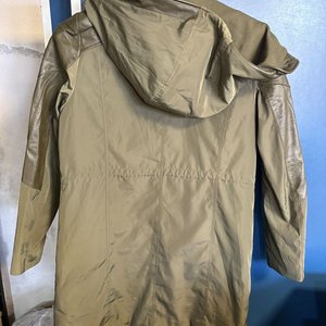 Campera Verde de Nylon y Cuero Dell'Acchio - imagen 3