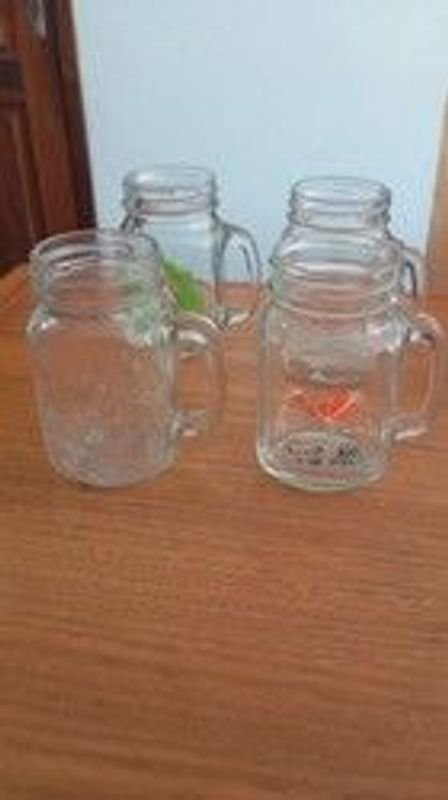 Jarras de Vidrio Estilo Mason Jar con Diseños
