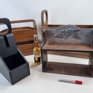 Lote anterior: Conjunto de Canastas y Organizador de Madera para Hogar