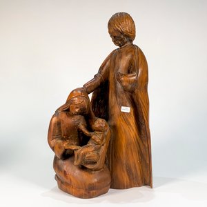 Lote anterior: Talla Sagrada Familia en Madera