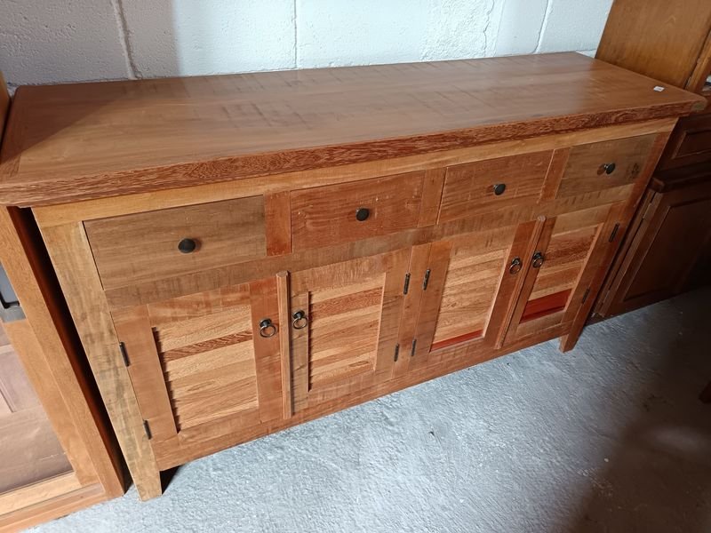 Modular de Madera Maciza Fundamento con 4 Puertas y Cajones