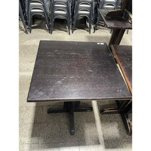 Par de Mesas Bar Cuadradas Delfino Álvarez de Madera - imagen 2