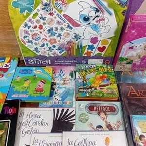 Lote de Libros Infantiles y Sombreros de Cumpleaños Temáticos Disney - imagen 6