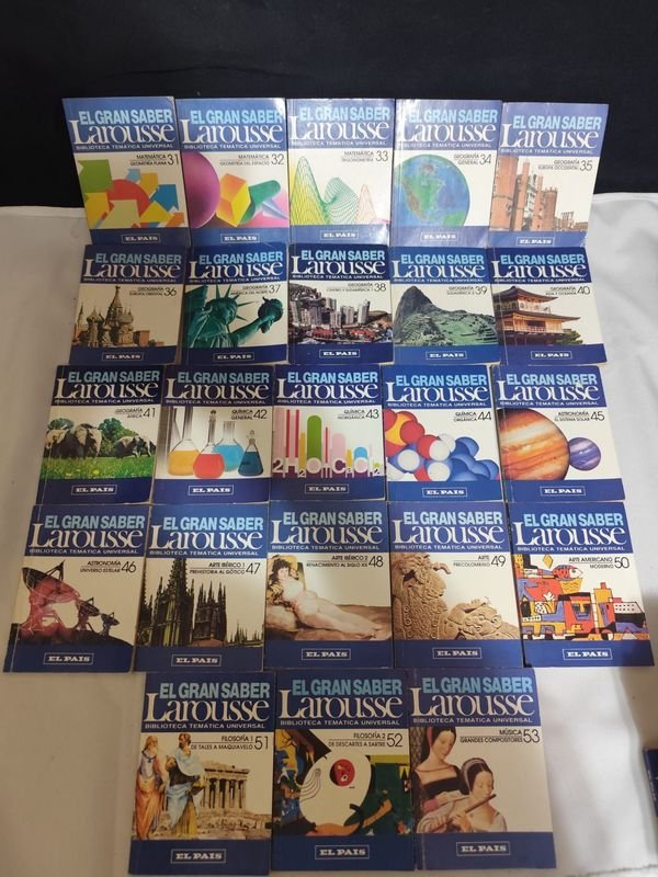 Colección de 48 tomos de El Gran Saber Larousse - imagen 1