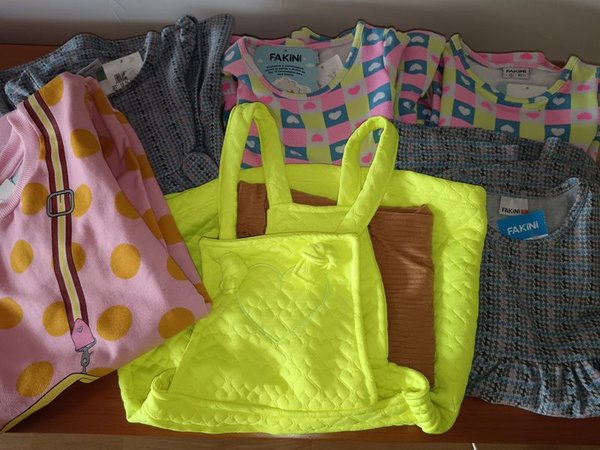 Vestidos de niña manga larga estampados y lisos - imagen 2