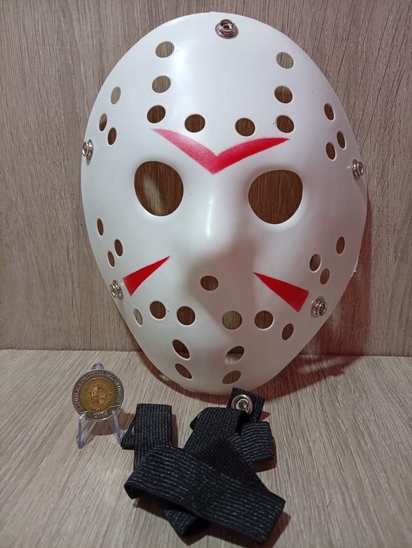Máscara de Hockey Jason Voorhees Viernes 13 para Cosplay y Decoración