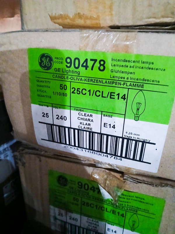Lámparas E14 de alta calidad en paquetes de 500 unidades - imagen 3