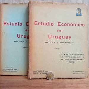 Lote siguiente: Estudio Económico del Uruguay: Evolución y Perspectivas (2 Tomos, 1963)