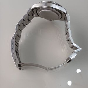 Réplica Reloj Rolex Submariner Date Acero Esfera Negra Bisel Verde - imagen 12