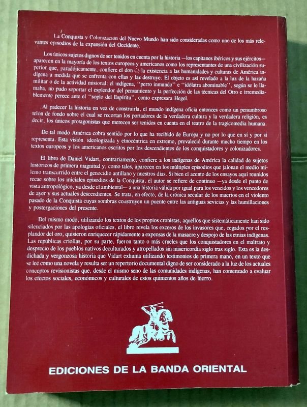 Libro de Historia: LOS MUERTOS Y SUS SOMBRAS - Daniel Vidart - imagen 2