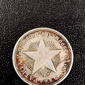 Moneda de Plata Cubana 10 Centavos 1916 - imagen 5