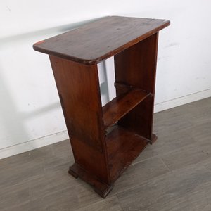 Mesita Auxiliar de Madera Pino con Estante - imagen 6