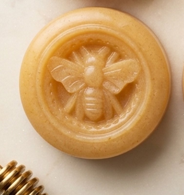 Jabones Artesanales Naturales con Diseño de Abeja - Aclarante y Suavizante