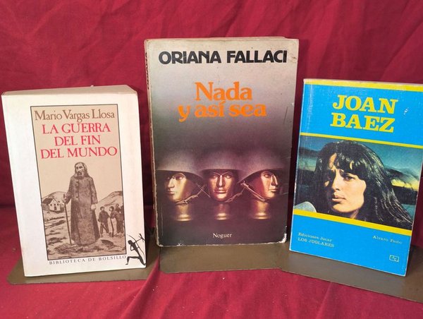 Libros: La Guerra del Fin del Mundo, Nada y Así Sea, Joan Baez - imagen 1
