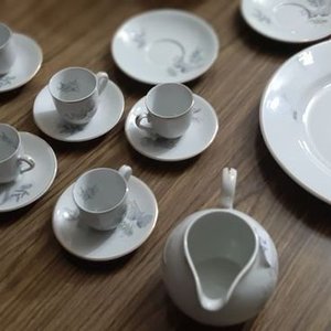 Juego de Loza Olmos Incompleto: Platos, Tazas, Bowl y Lechera - imagen 2