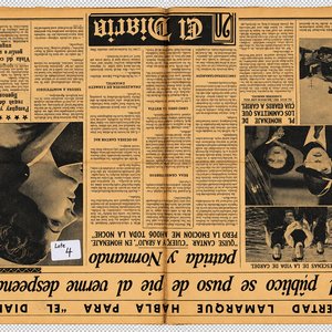 Diario El Diario de Uruguay - Edición 1 de Julio de 1935 con Fotos de Gardel - imagen 3
