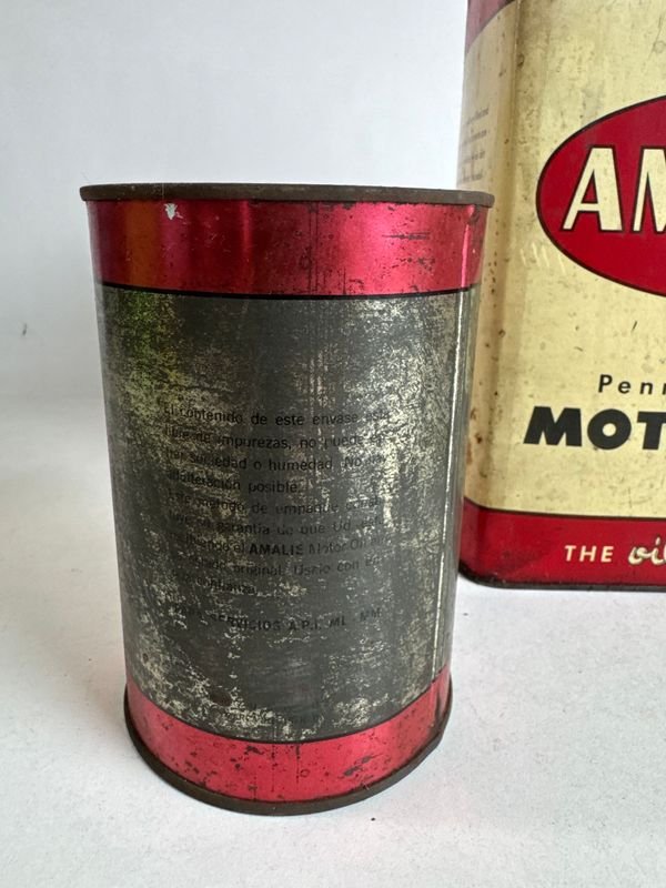Antiguas latas de aceite con su contenido - imagen 3