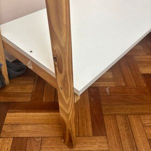 Perchero de Madera con Estante Blanco - imagen 2