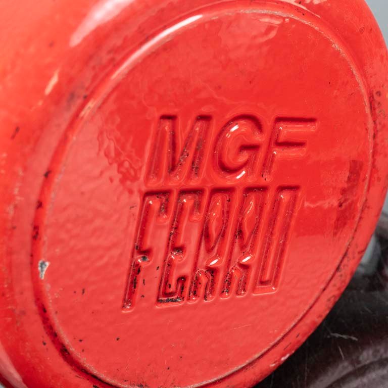 Olla de hierro esmaltada color rojo MGF FERRO - imagen 2