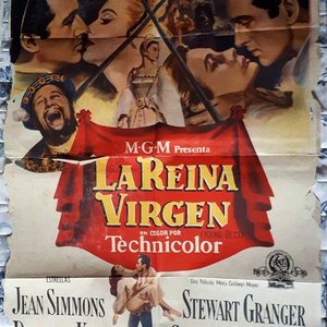 Lote siguiente: Poster Original Cine "La Reina Virgen" (Young Bess) - Jean Simmons, 1953