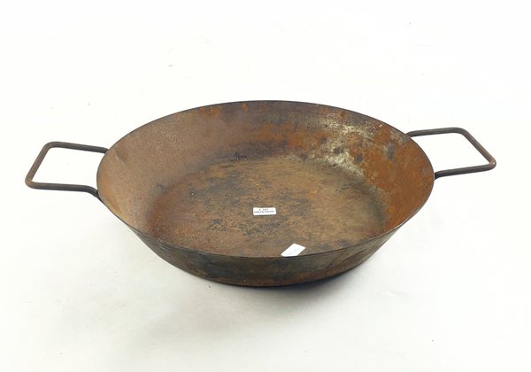 Paellera Antigua de Hierro Fundido con Asas - imagen 1