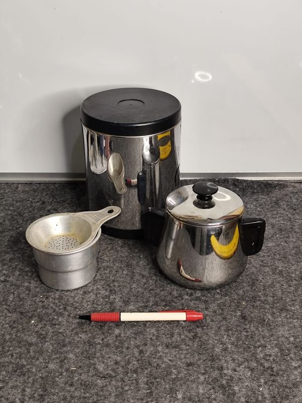 Azucarero Alfrisa Acero Inoxidable, Tarro Grande Cocina y Colador Té Royal