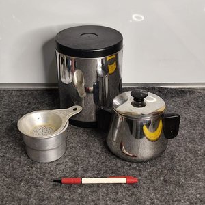 Lote anterior: Azucarero Alfrisa Acero Inoxidable, Tarro Grande Cocina y Colador Té Royal