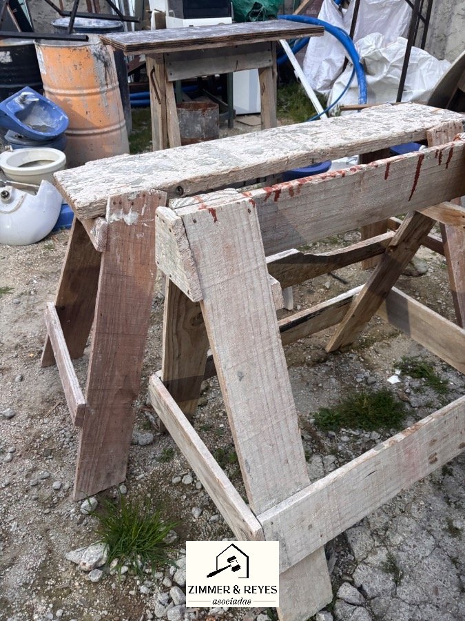 3 Caballetes de Madera para Obra