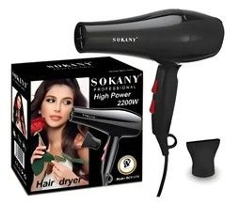 Lote siguiente: Secador de pelo profesional Sokany 2200W - Alta potencia y calidad
