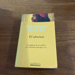 Lote siguiente: Libro "El Abisinio" de Jean-Christophe Rufin