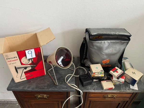 Lámpara Infrarroja Philips HP 3603 con Bolso y Accesorios - imagen 1