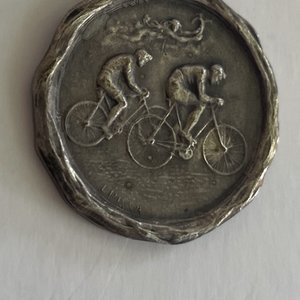 Medalla Plateada Club Atlético Peñarol Colonia Ciclismo - imagen 3