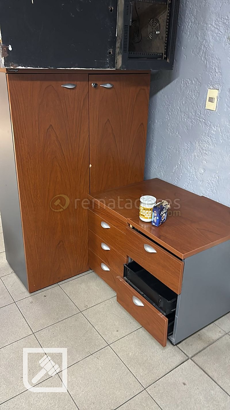 Mueble de Oficina con Cajones y Almacenamiento