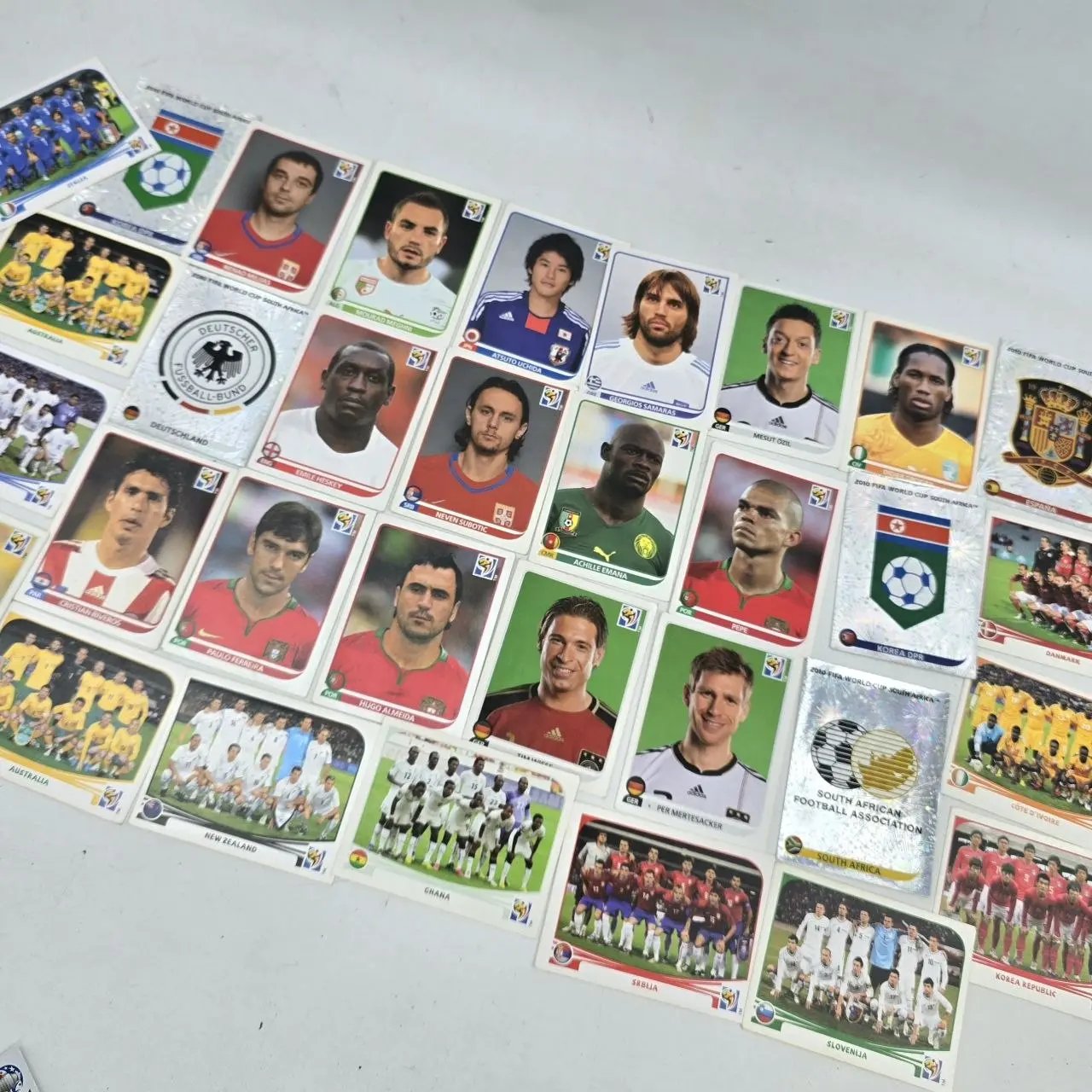 Figuritas Panini Mundial Sudáfrica 2010 - Lote de 28 unidades