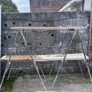 Caballetes Metálicos de Obra con Tablones de Madera - imagen 2