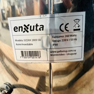 Centrifugadora de Ropa Enxuta 6 kg Acero Inoxidable - imagen 4