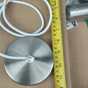 Kit Colgante Metálico para Lámpara E27, Satin Nickel, 50 Unidades - imagen 4