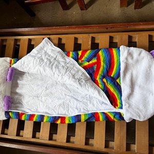 Bolsa de Dormir Infantil con Diseño de Unicornio Arcoíris - imagen 3