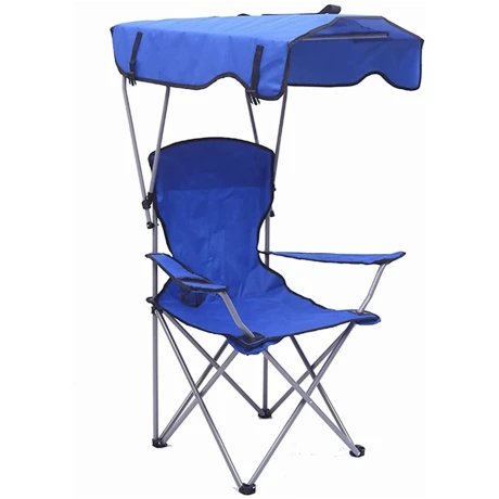 Silla plegable para playa/jardín con techo, excelente condición - imagen 2